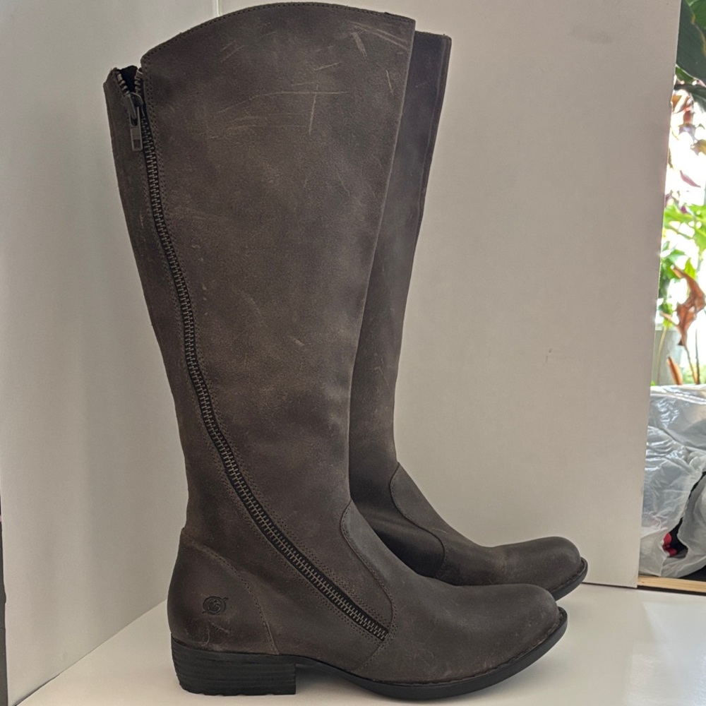 Born Brown Laurette Boots
